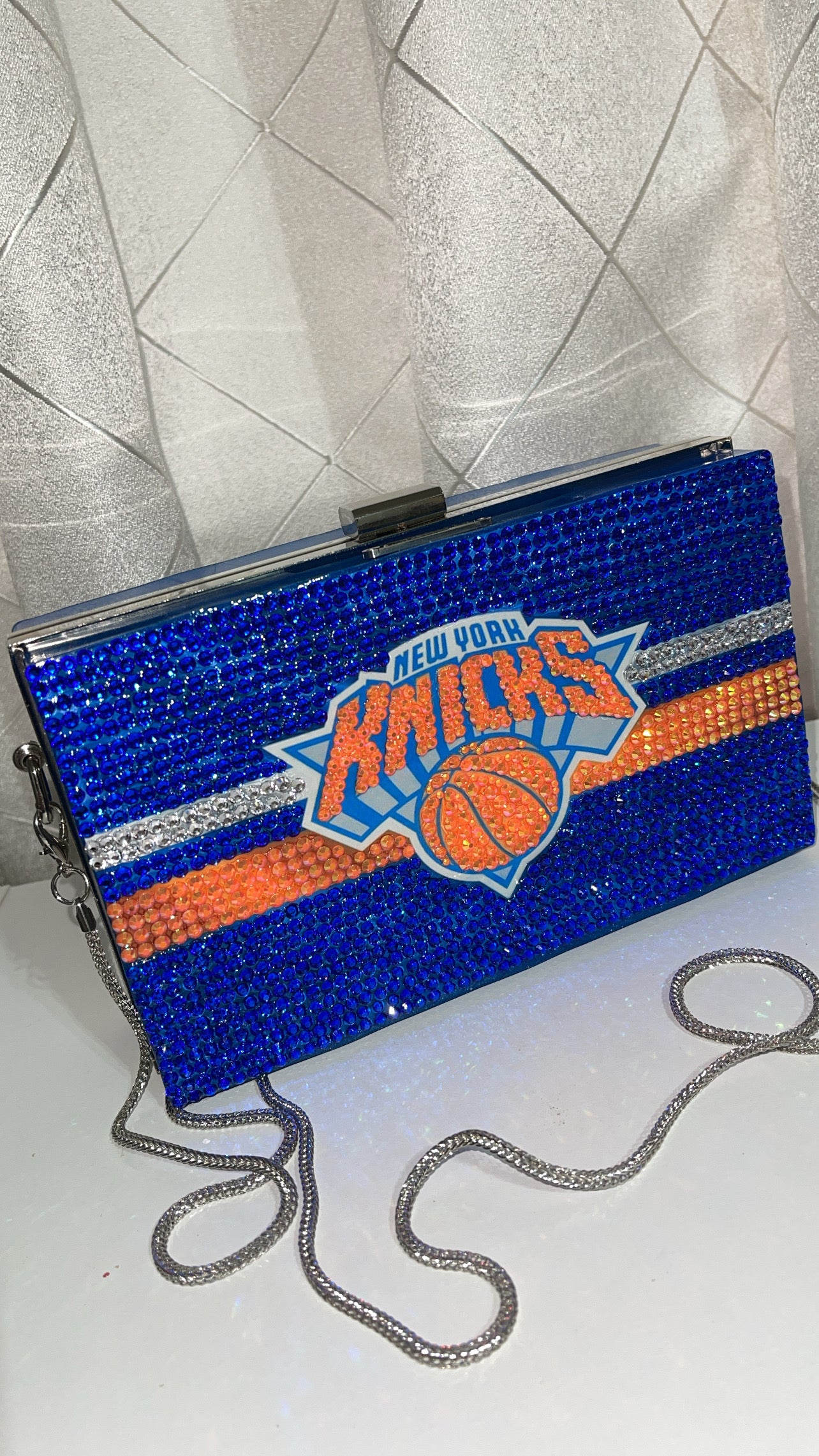 Knicks clutch bag