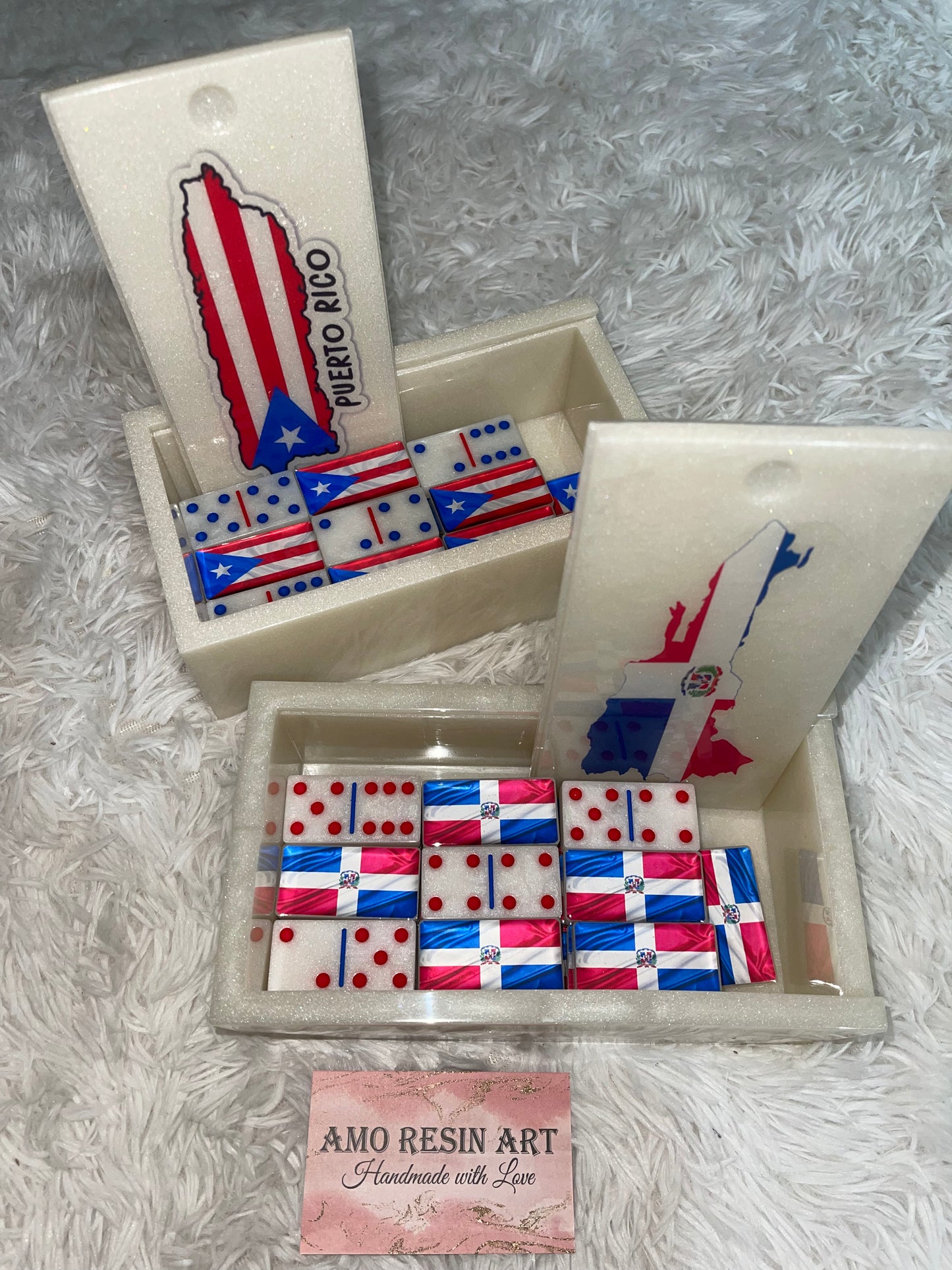 domino resin box