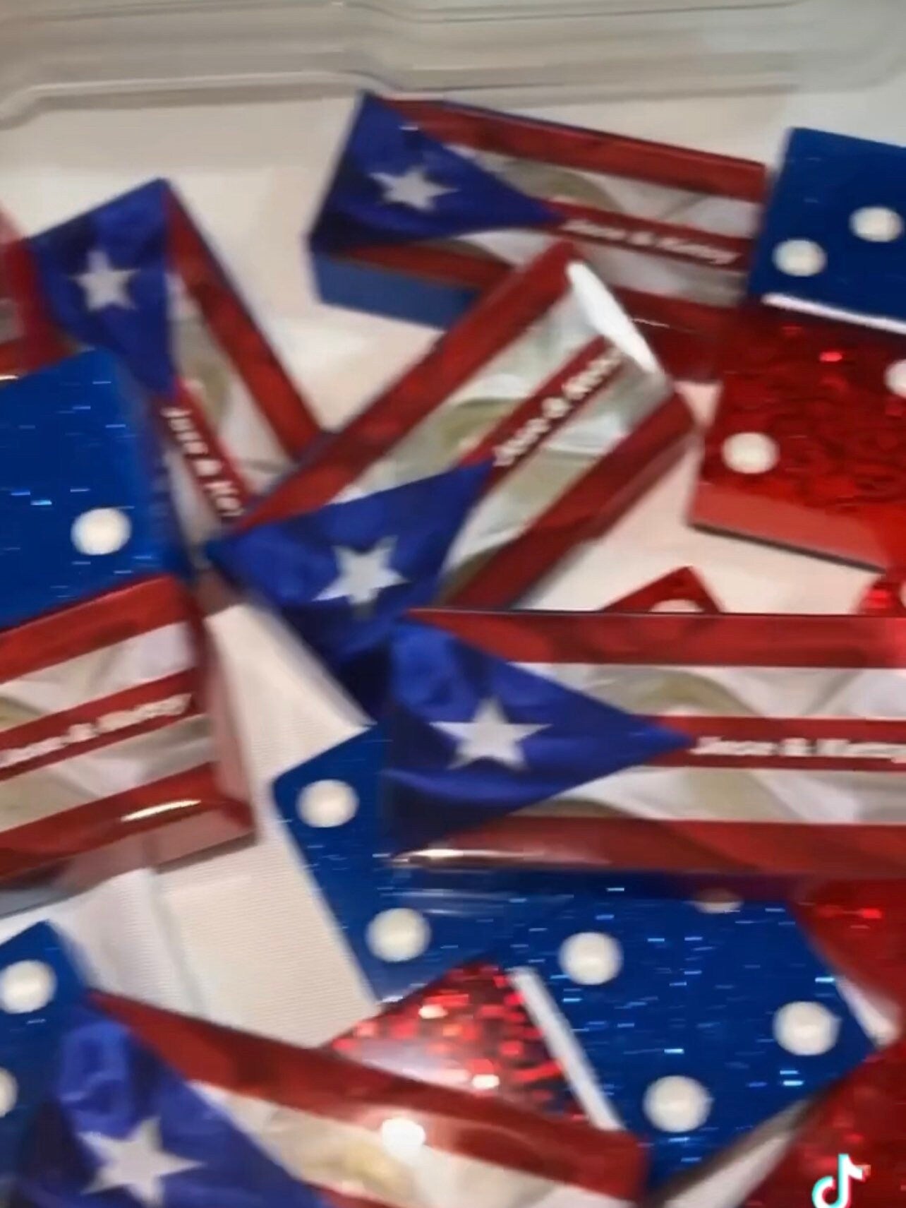 Dominoes with flag/flags
