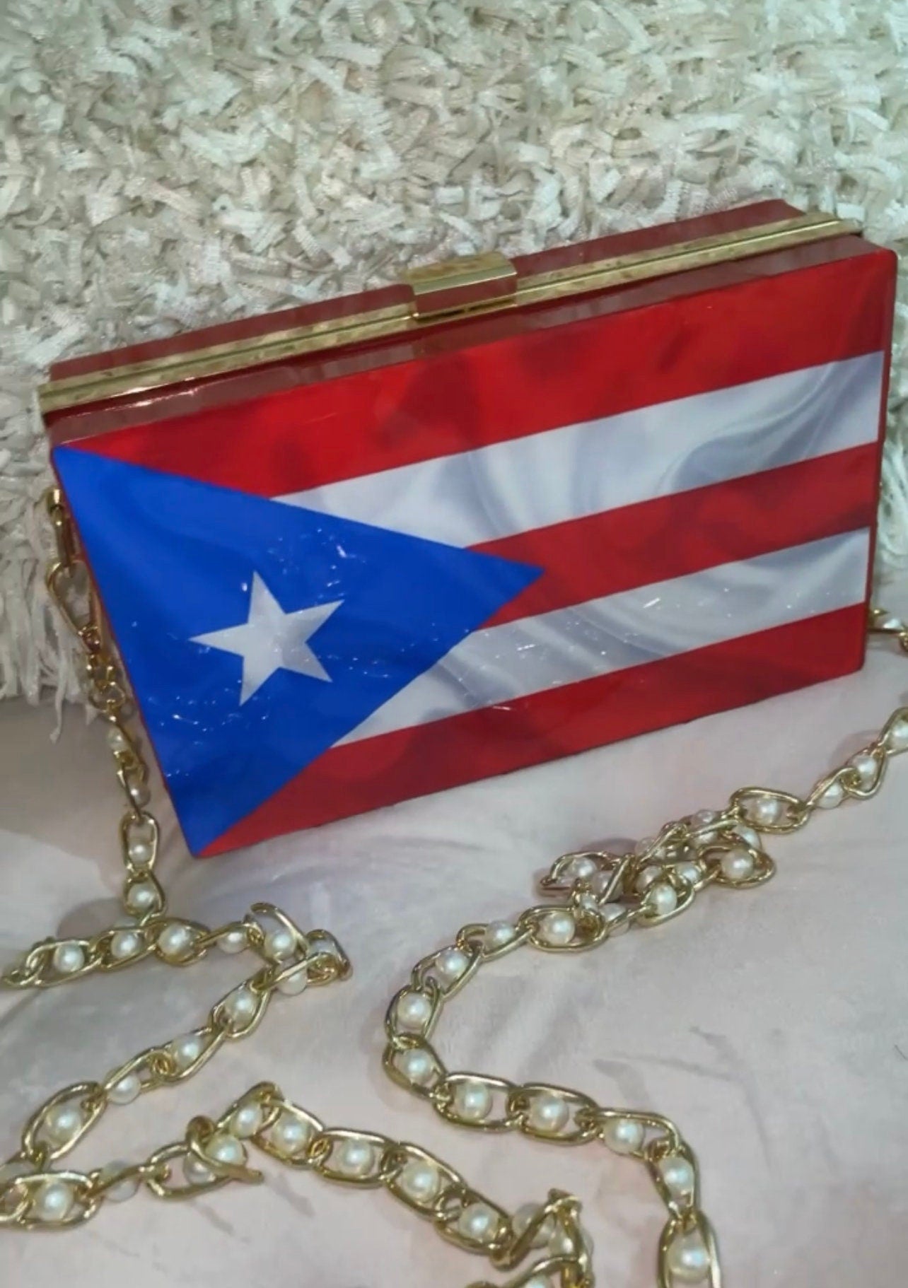 Resin handbag