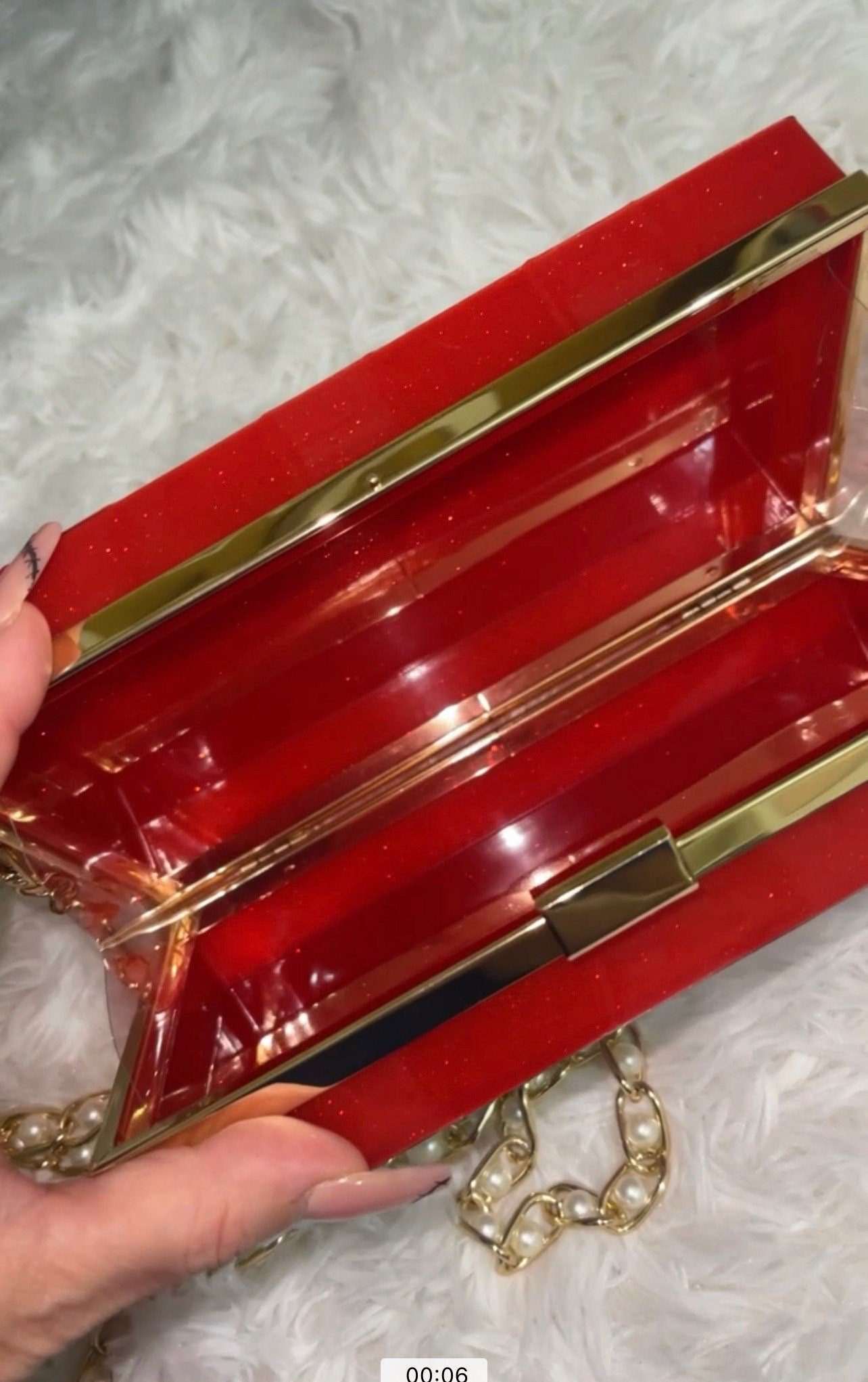 Resin handbag