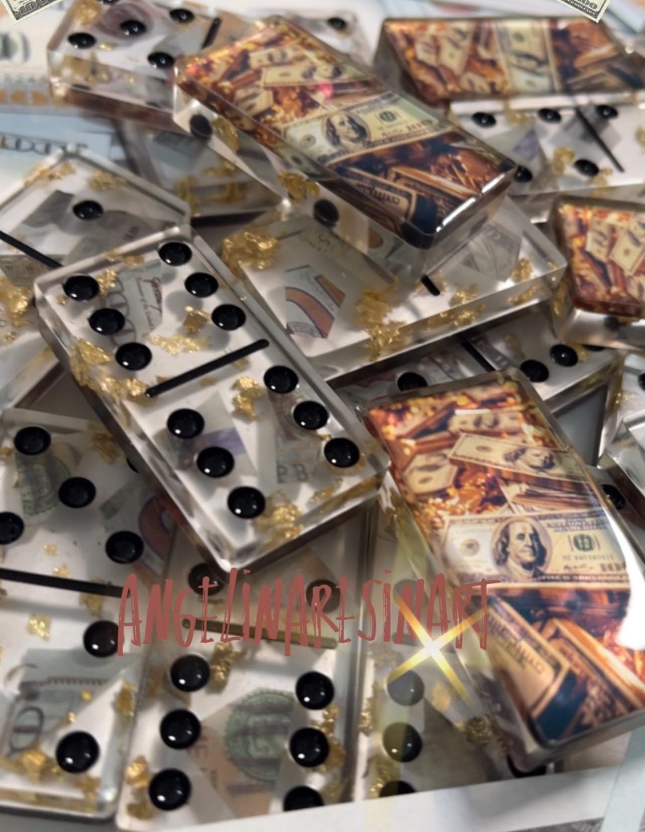 money theme dominoes
