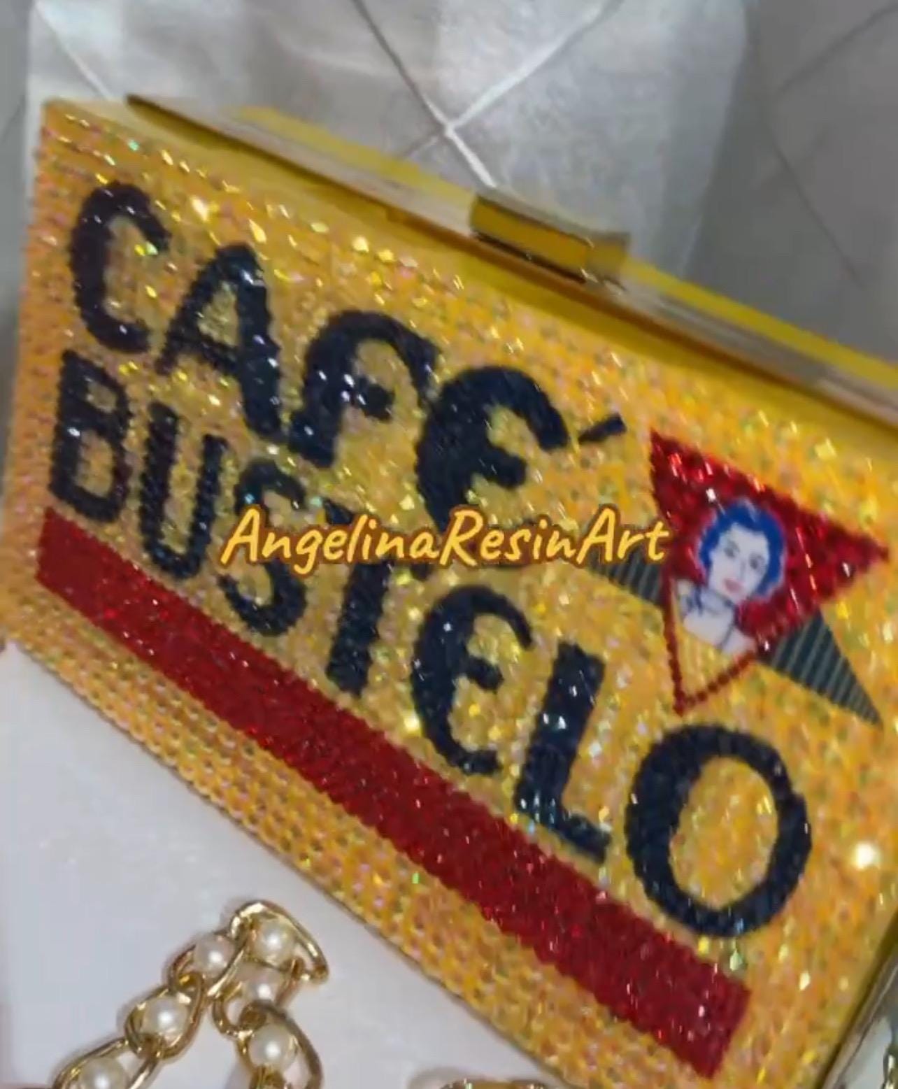 Resin handbag