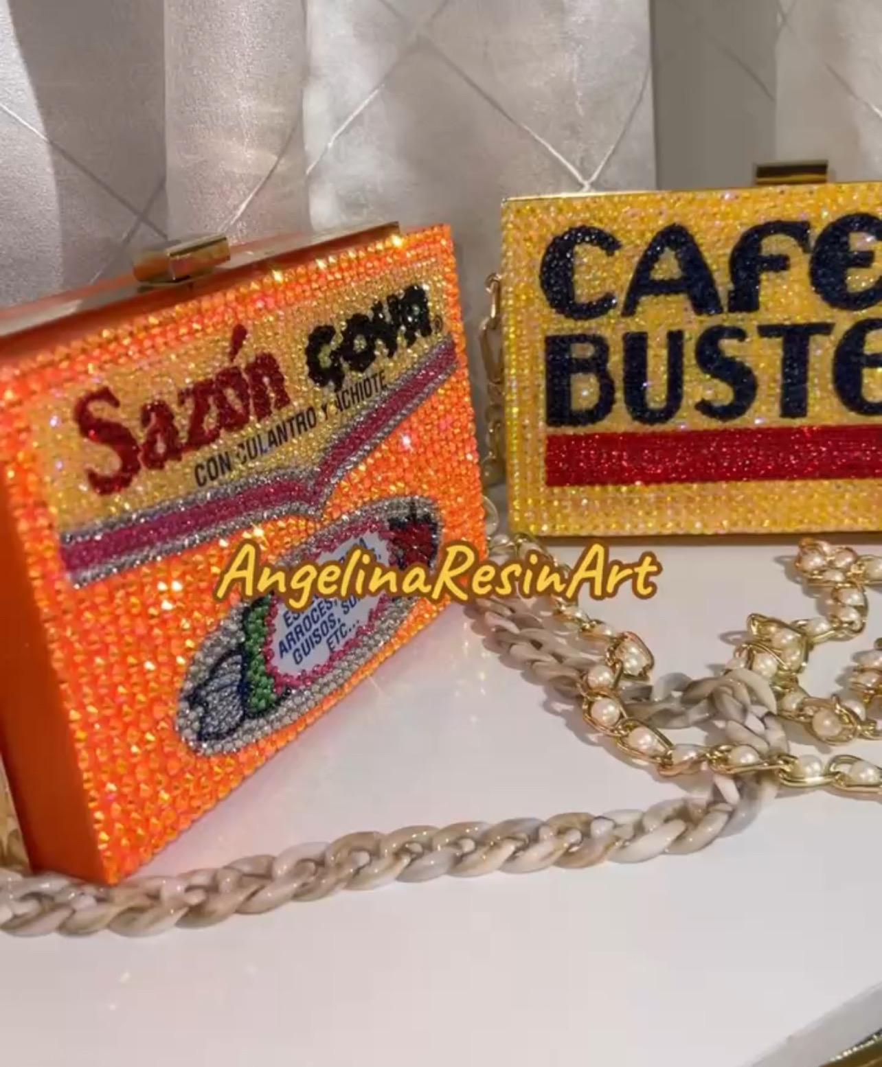 Resin handbag