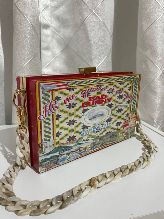 Bad bunny clutch bag