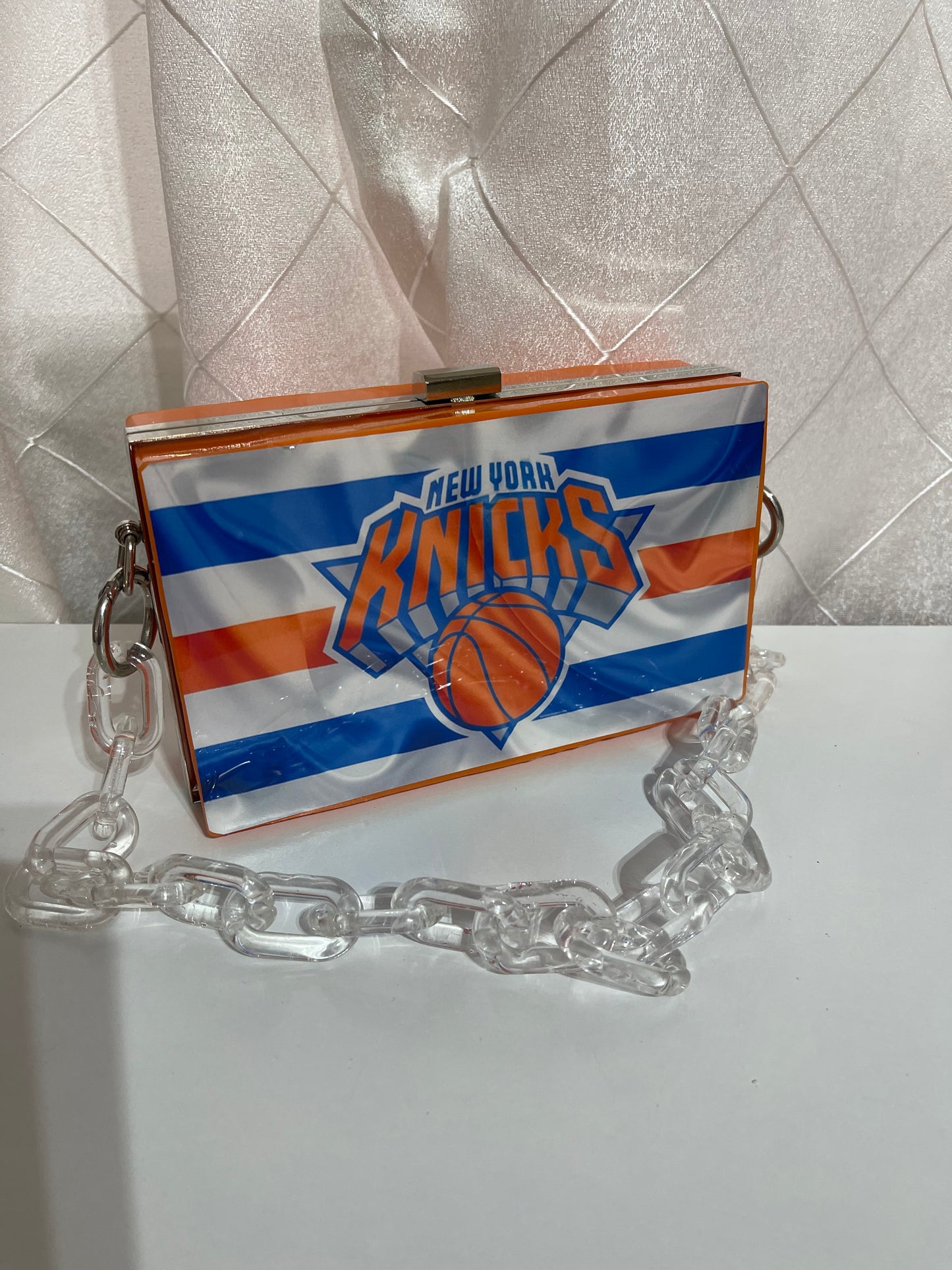 Knicks clutch bag