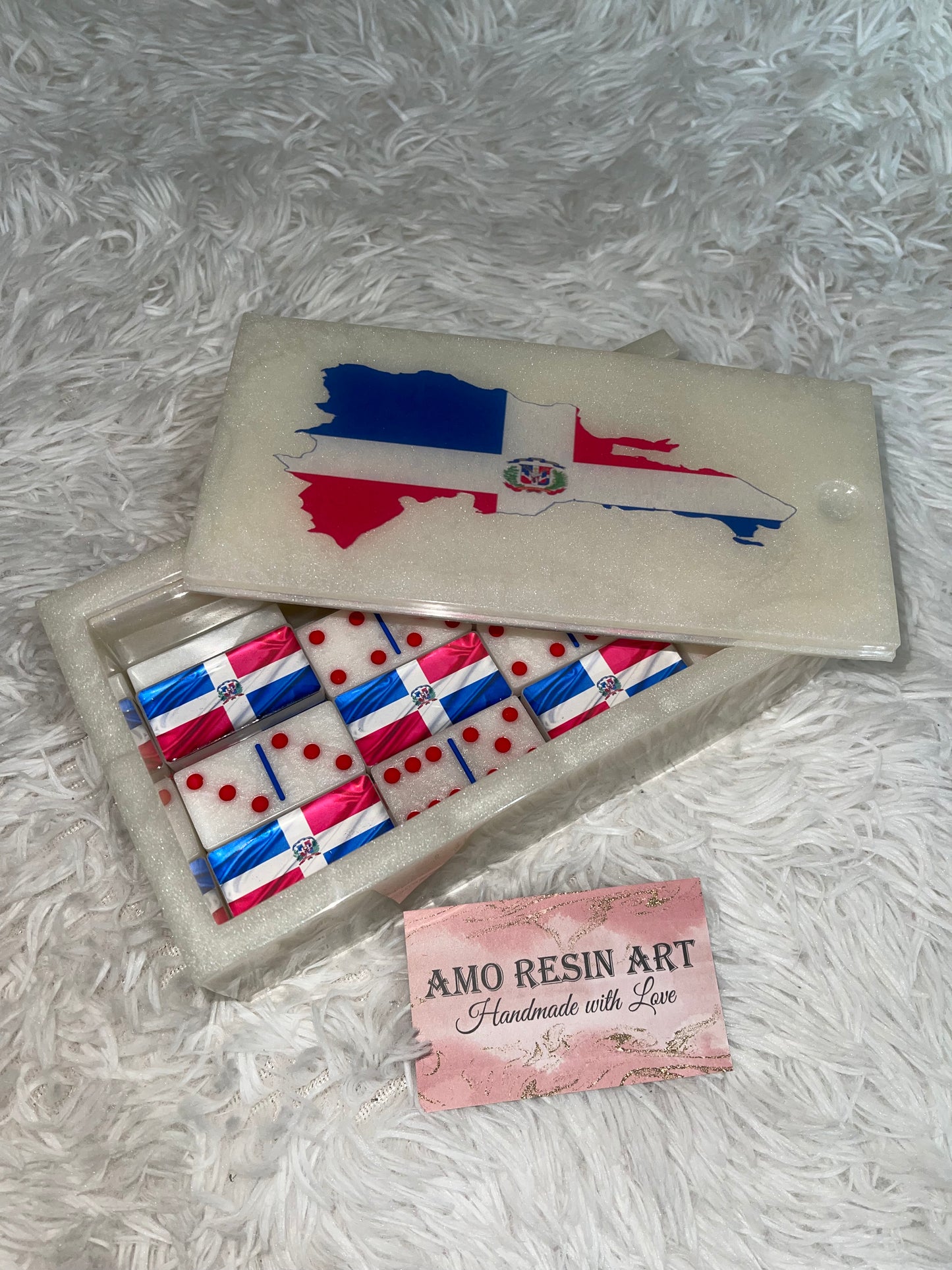 domino resin box