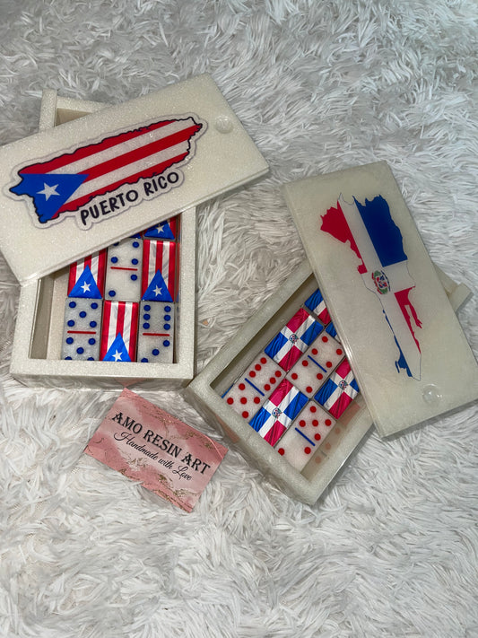 domino resin box