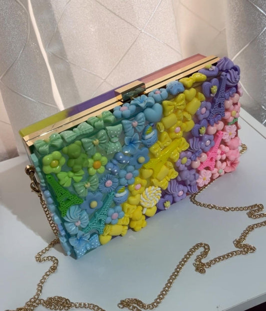 charms clutch bag